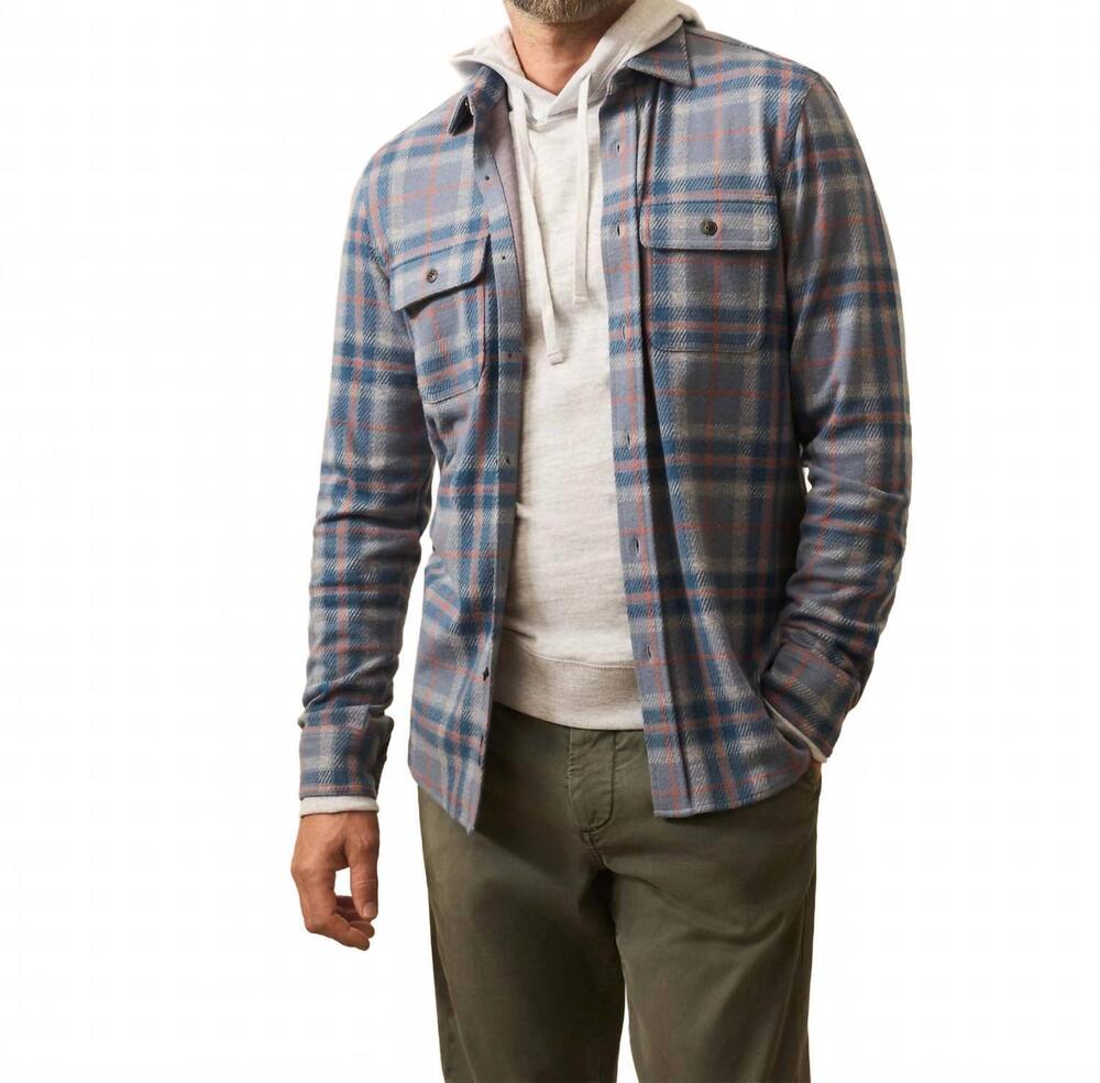 NEW FAHERTY legend work shirt in three lakes plaid